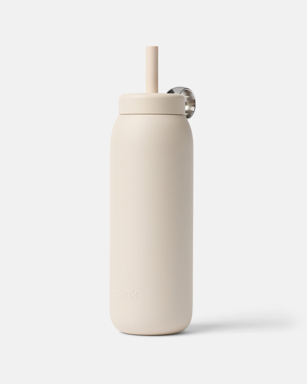Stainless Straw Cap 24oz Almond