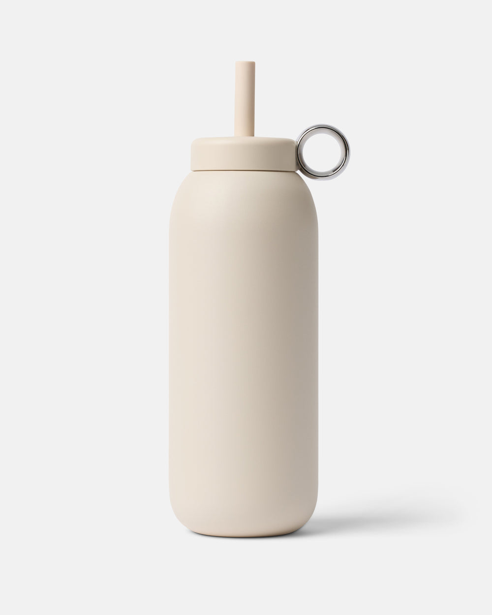 Stainless Straw Cap 32oz Almond
